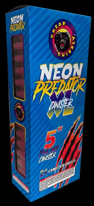 Neon Predator XL (24 shells) – Crossroads Fireworks Quad Cities 